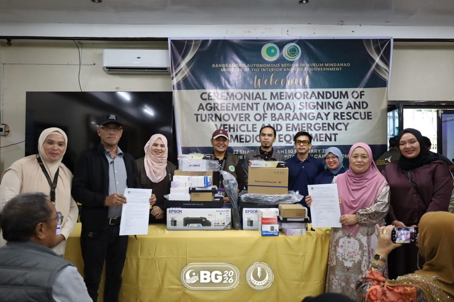 Bangsamoro Gov’t Equips 25 Lanao del Sur Barangays With Medical, Emergency Response Gear