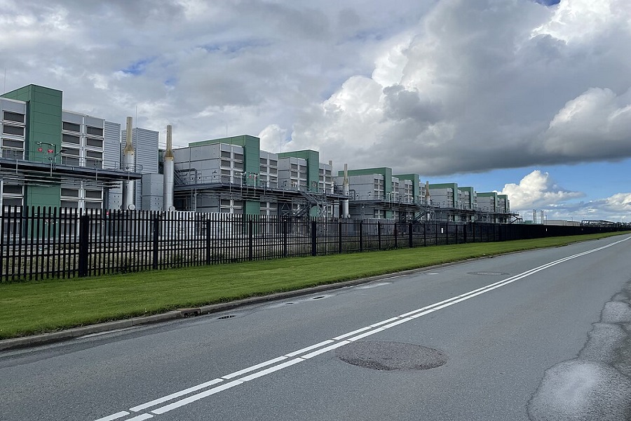 Microsoft Data Center in Middenmeer, the Netherlands in 2023
