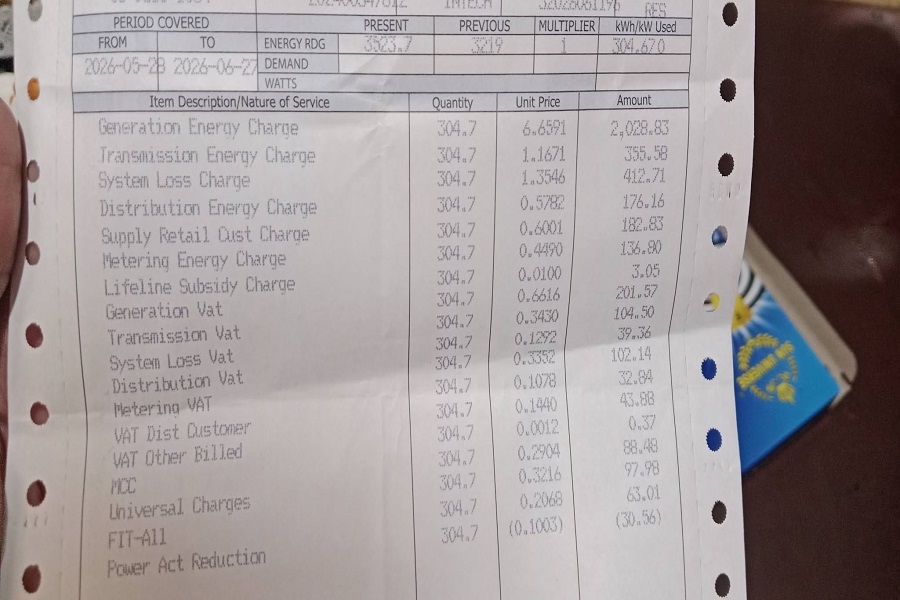 electric bill