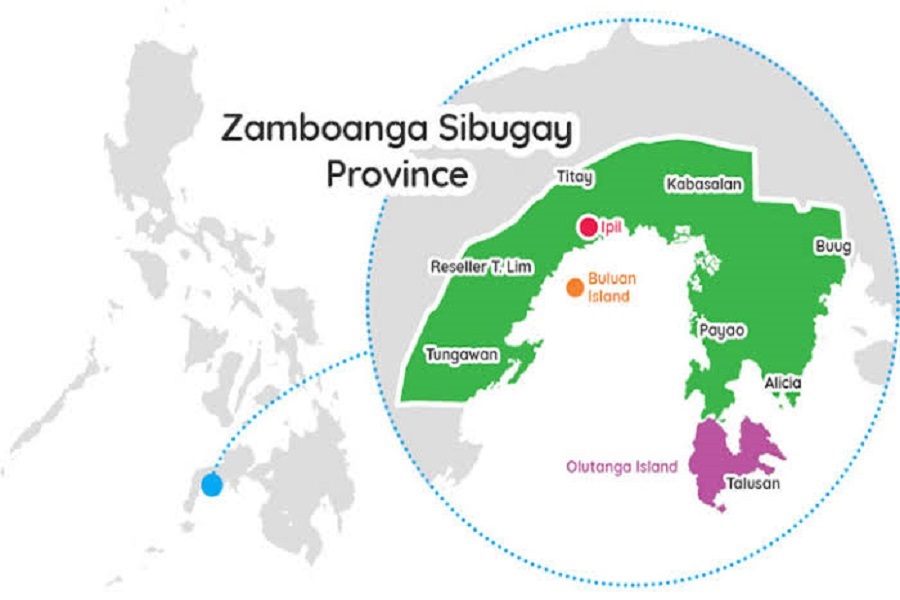 Zamboanga Sibugay map