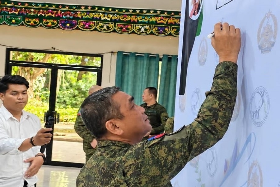 Army Brig. Gen. Edgar Catu, deputy commander of the 6th Infantry Division