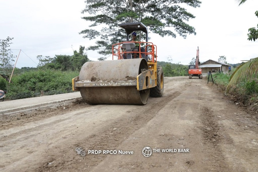Construction equipment on site
